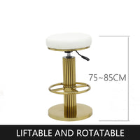 Modern Stainless Steel Counter Bar Stools Set - Cushioned Kitchen Seating