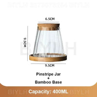 Transparent Glass Hydroponic Vase Set - Modern Planter with Base Tray