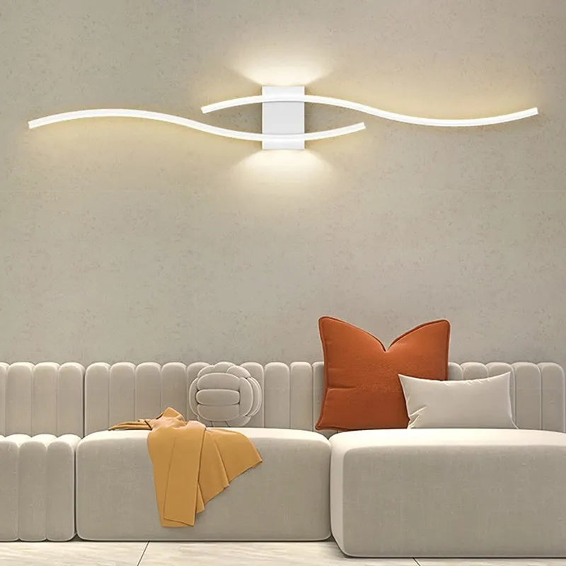 Modern LED Strip Wall Lamp - Dimmable Decorative Accent Light