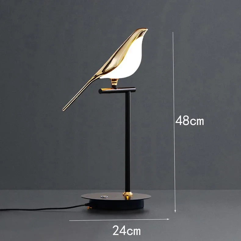 Scandinavian Bird Floor Lamp - Designer LED Accent Light