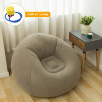 Inflatable Lounger Sofa Chair - Portable PVC Bean Bag Seat