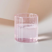 Heat-Resistant Stripe Glass Cup - Colorful Tea & Coffee Mug