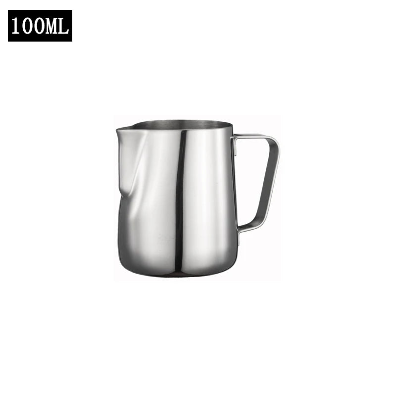 Stainless Steel Coffee Pitcher Espresso Milk Frothing Jug Barista Craft Coffee Latte Milk Frothing Jug Milk Cream Frother Cup
