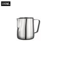 Stainless Steel Coffee Pitcher Espresso Milk Frothing Jug Barista Craft Coffee Latte Milk Frothing Jug Milk Cream Frother Cup