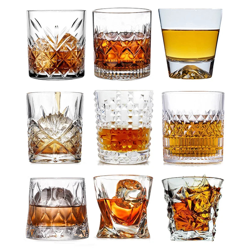 Old Fashioned Whiskey Rocks Glass - Classic Cocktail Tumbler