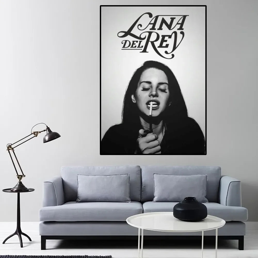 Lana Del Rey Aesthetic Canvas Poster - HD Music Inspired Wall Art