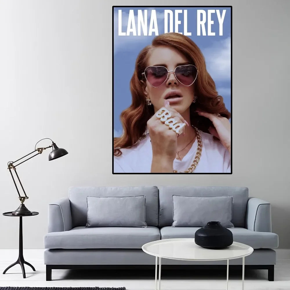Lana Del Rey Aesthetic Canvas Poster - HD Music Inspired Wall Art