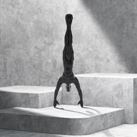 Industrial Climbing Man Wall Sculpture - Retro Resin Accent Decor