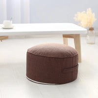 Tea Ceremony Floor Pouf - Cotton Linen Tatami Meditation Cushion
