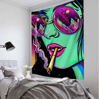 Psychedelic Hippie Wall Tapestry - Large Mystic Room Decor