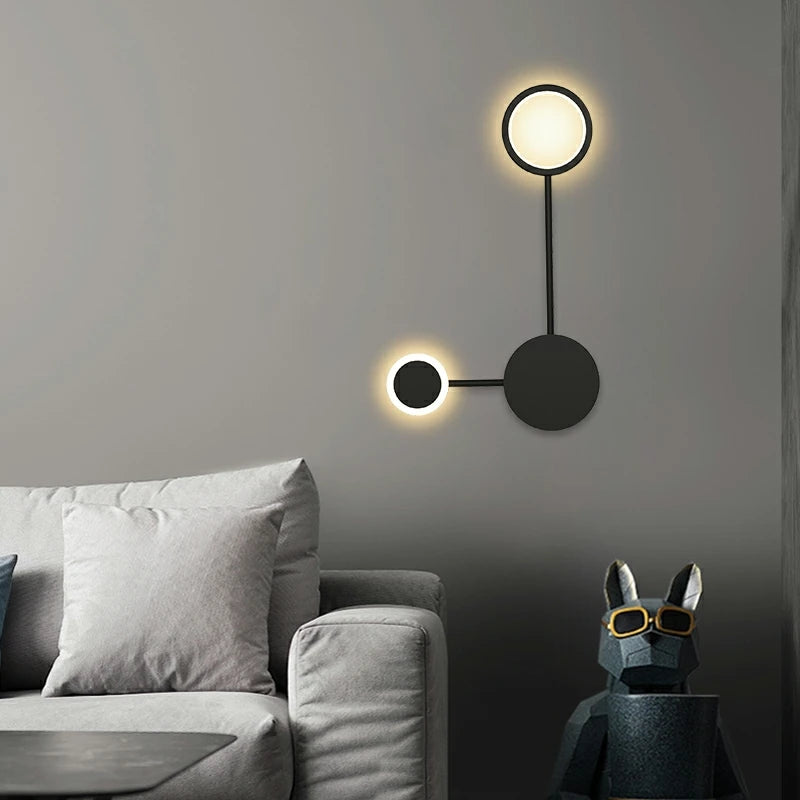 Nordic LED Wall Sconce - Minimalist Bedroom and Hallway Light