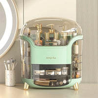Transparent Makeup Organizer Box - Large Capacity Cosmetic and Jewelry Storage