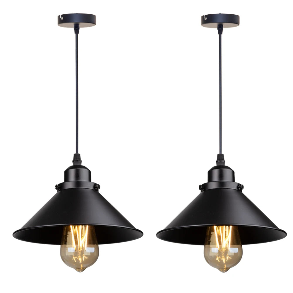 Vintage Loft Pendant Lamp - Retro E27 Hanging Light