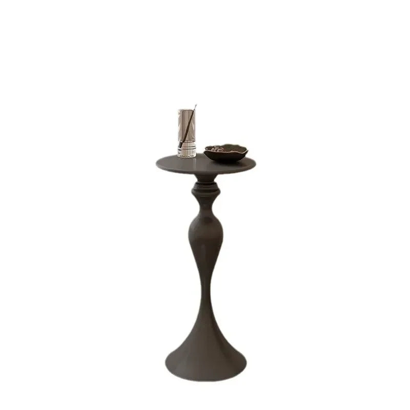 Round Stainless Steel Side Table - Nordic Modern Coffee Table