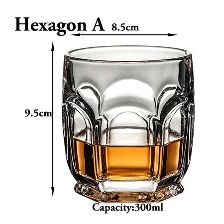 Old Fashioned Whiskey Rocks Glass - Classic Cocktail Tumbler