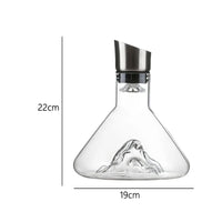 Luxury Wine Decanter - Transparent Nordic Aerating Carafe