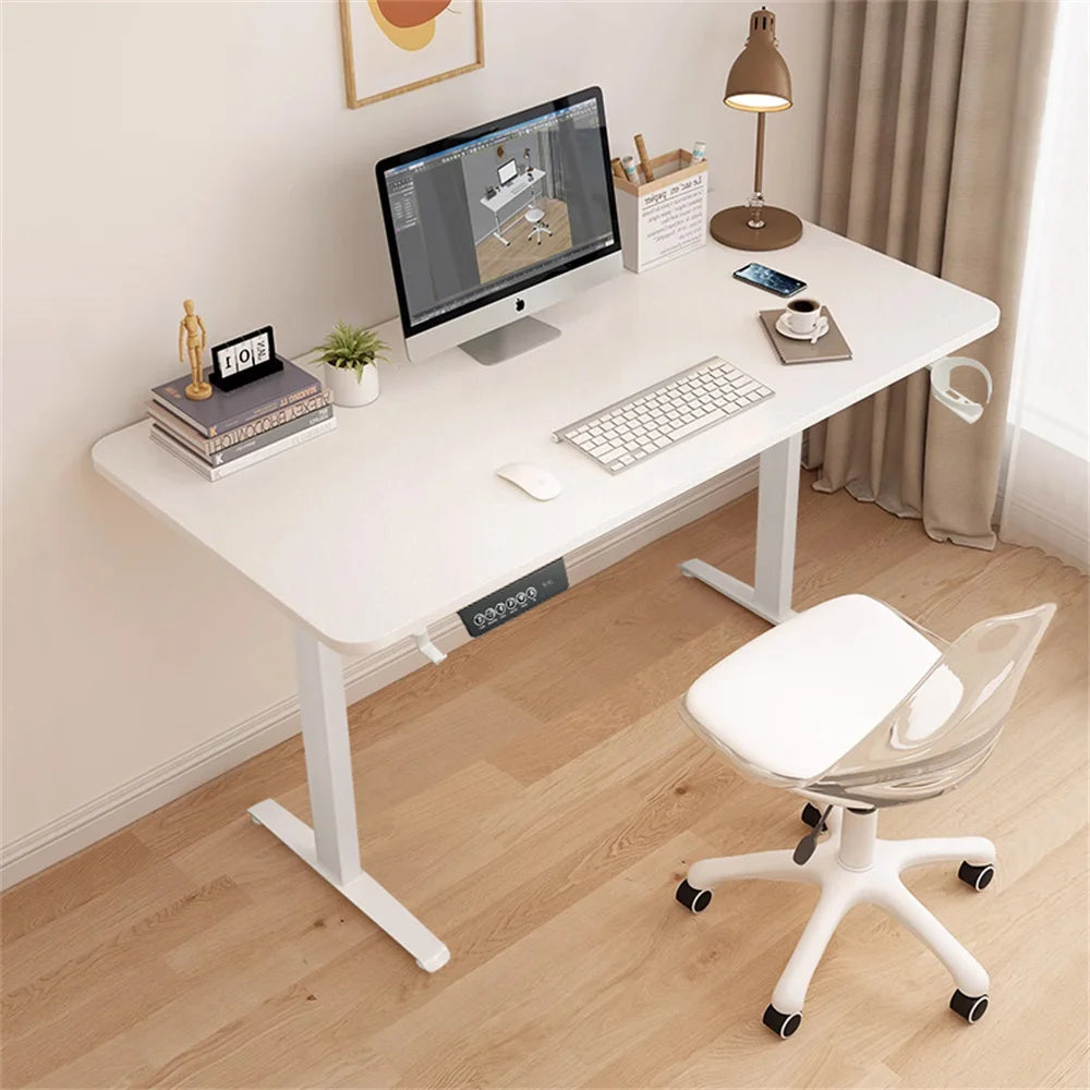 Electric Height Adjustable Standing Desk - Motorized Home Office Table