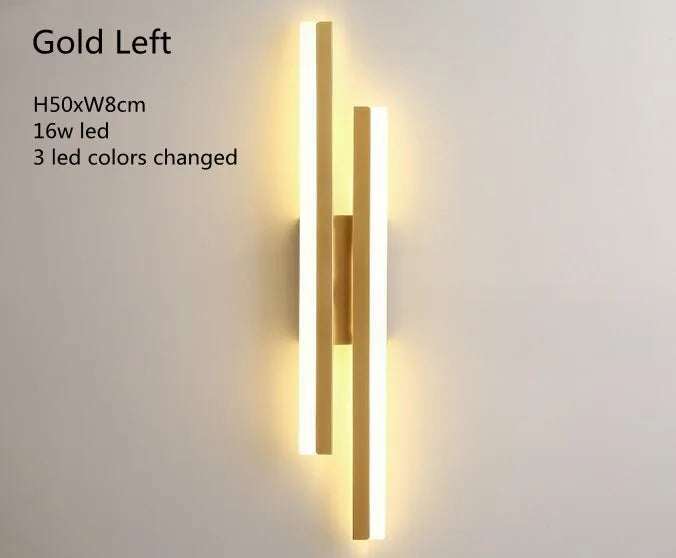 Nordic LED Wall Sconce - Minimalist Bedroom and Hallway Light