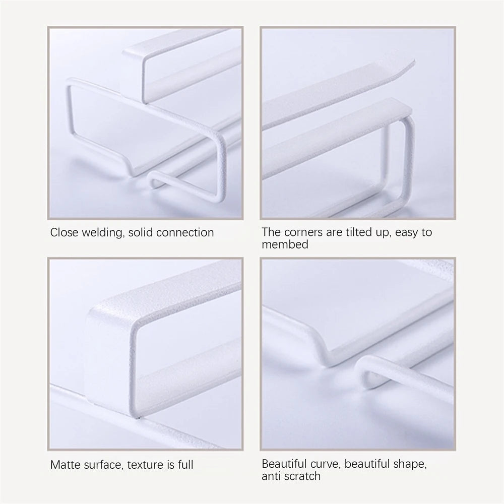 Under-Cabinet Wine Glass Holder - Multipurpose Stemware Storage Rack