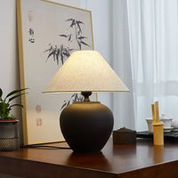 Retro Ceramic Floor Lamp - Modern Remote Control Accent Light