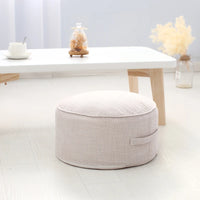 Tea Ceremony Floor Pouf - Cotton Linen Tatami Meditation Cushion