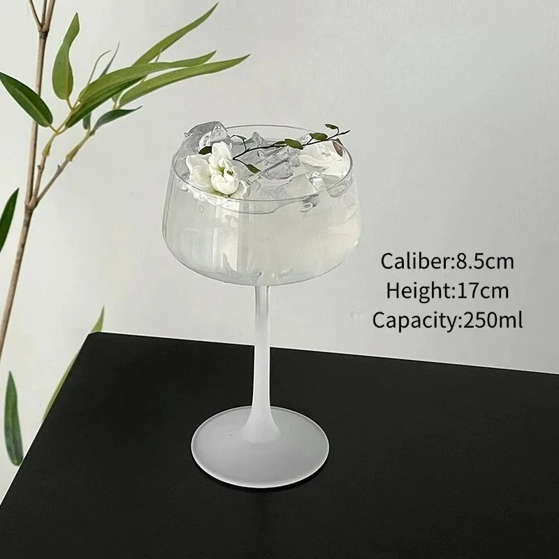 Japanese Style Tower Martini Glass - 250ML