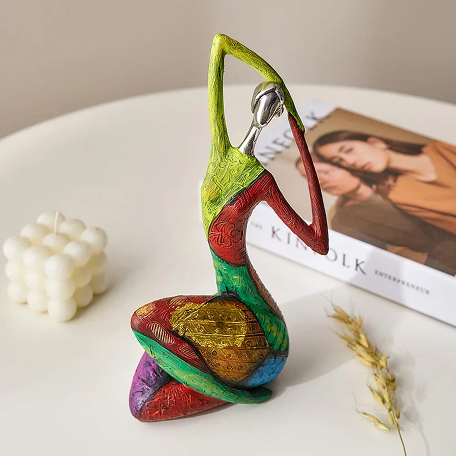 Abstract Character Sculpture - Modern Desktop Accent Decor