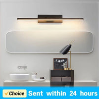 Rotatable LED Wall Light - Modern Bathroom and Bedroom Sconce