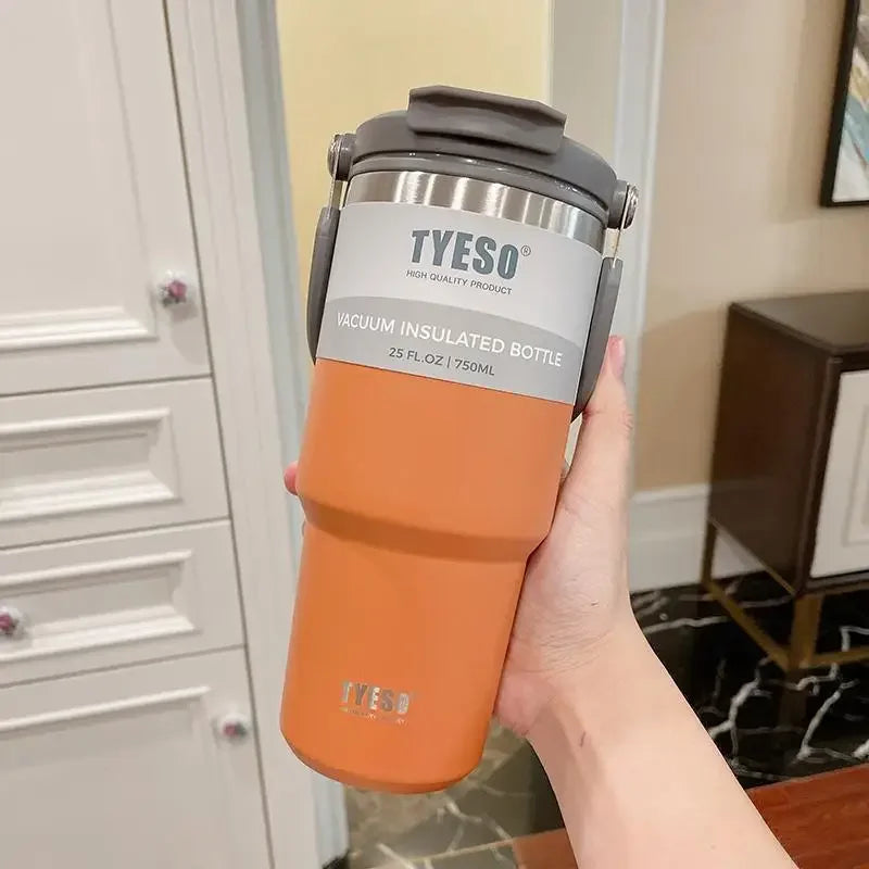 Stainless Steel Thermal Vacuum Mug - Leak-Proof Insulated Coffee Cup