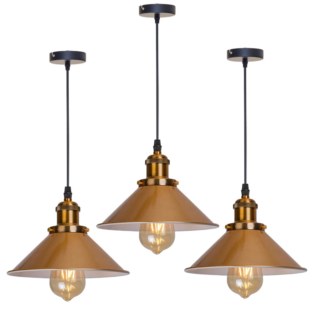 Vintage Loft Pendant Lamp - Retro E27 Hanging Light