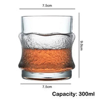 Old Fashioned Whiskey Rocks Glass - Classic Cocktail Tumbler