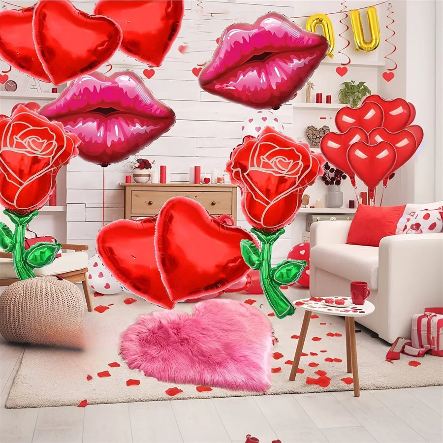 Heart-Shaped Plush Area Rug - Cozy Decorative Accent Carpet