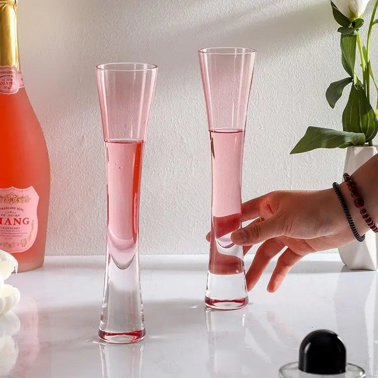 Hourglass Champagne Flute Glass - 40ML or 160ML