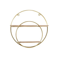Nordic Gold Iron Decorative Wall Shelf