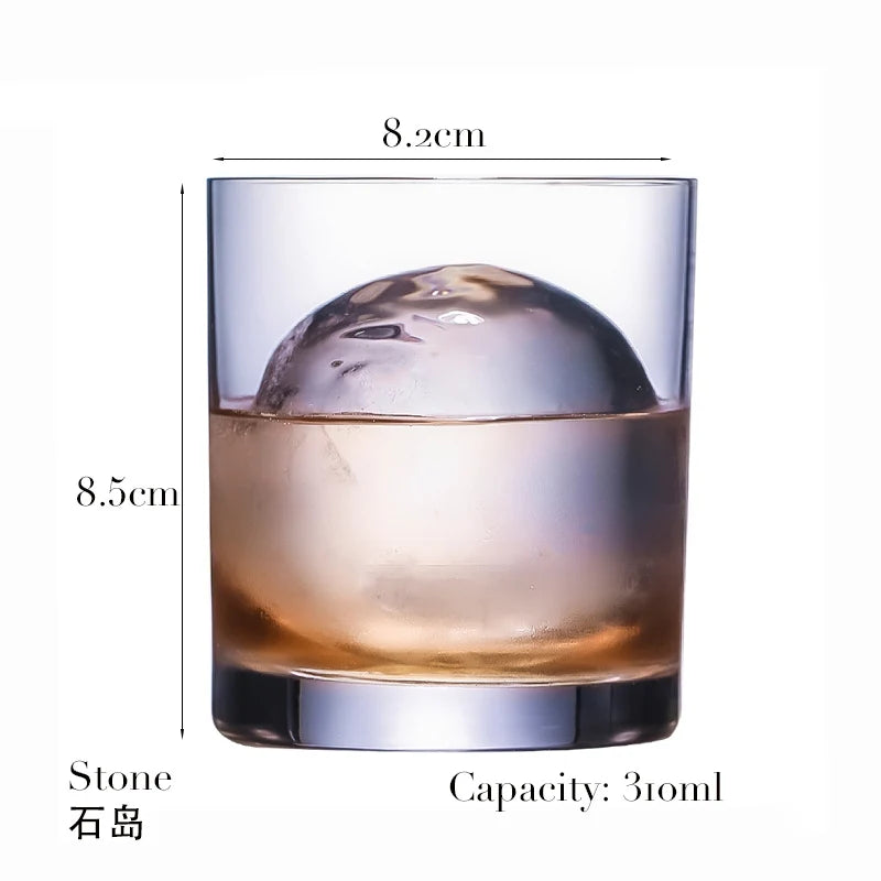 Old Fashioned Whiskey Rocks Glass - Classic Cocktail Tumbler