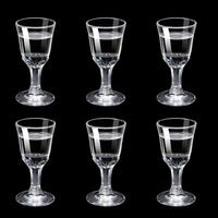 Mini Stemmed Shot Glass Set - 10ML to 25ML