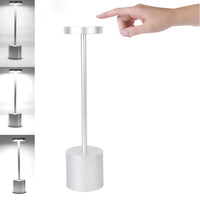 Portable Touch LED Table Lamp - USB Rechargeable Wireless Light