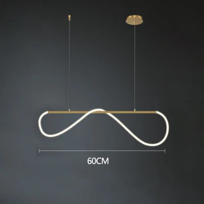 Designer Long Hose Chandelier - Post-Modern Pendant Lamp