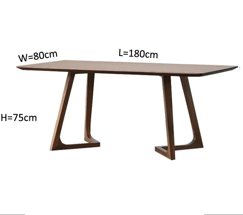 Pure Solid Wood Dining Table - High-End Home & Restaurant Table