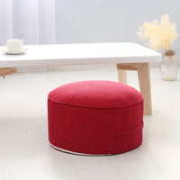 Tea Ceremony Floor Pouf - Cotton Linen Tatami Meditation Cushion