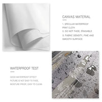 Scandinavian Kate Moss Canvas Poster - Fashion Inspired Wall Art