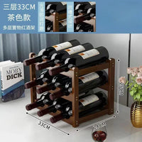 Tabletop Wine Display Rack - Creative Grid Storage Stand