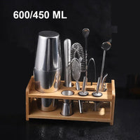 UPORS Cocktail Shaker - Stainless Steel Boston Mixer 550ml/750ml
