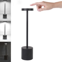Portable Touch LED Table Lamp - USB Rechargeable Wireless Light