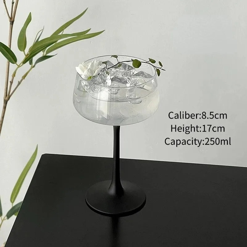 Japanese Style Tower Martini Glass - 250ML
