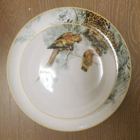 European Jungle Dinnerware Set - Ceramic Steak Plate and Coffee Cup Collection