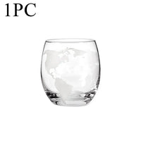 Creative Globe Whiskey Decanter Set - Lead-Free Carafe with Glasses