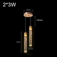 Luxury Crystal Pendant Light - Modern Hanging Chandelier Decor