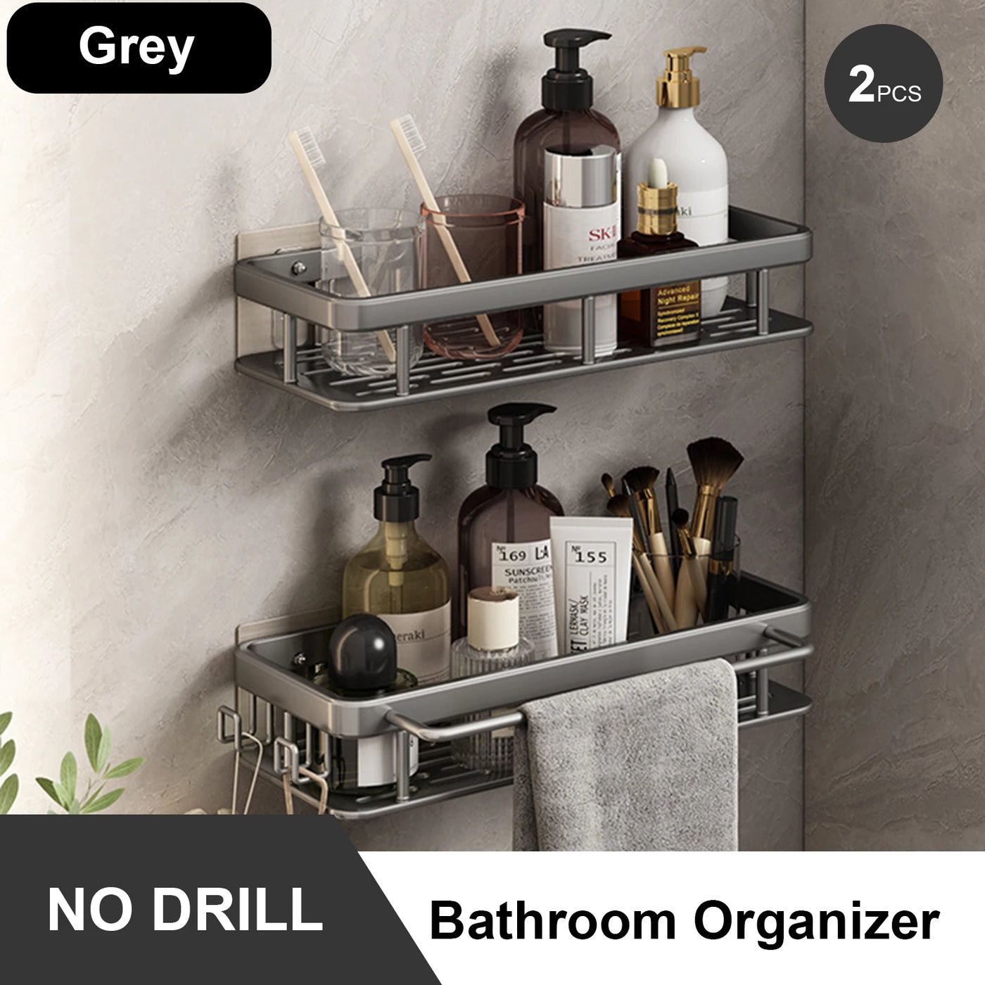 Anti-Rust Stainless Steel Shower Storage Rack