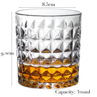 Old Fashioned Whiskey Rocks Glass - Classic Cocktail Tumbler